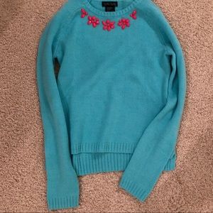 Girls teal sweater😍